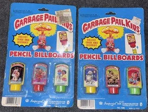 (2) 1986 Garbage Pail Kids Series 1 Pencil Billboards (NEW STILL IN PACKAGE) - Picture 1 of 9
