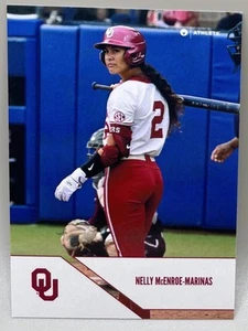 Oklahoma Sooners OU Softball 2025 Onit Parallel Nelly McEnroe-Marinas P-15 - Bild 1 von 2
