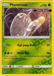 Tarjeta Pokémon Pheromosa 11/131 Holograma Inverso Luz Prohibida Casi Nueva - Imagen 1 de 1