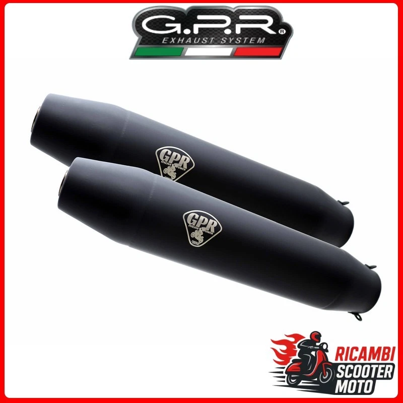 TERMINALE SENZA RACCORDO BMW R 90 1973-1976 Deeptone Black Cafè Racer CAFE.12.DN Foto 1 de 1