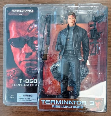 McFarlane Toys 1/10 Terminator 3 T-850 Sealed New Action Figure Rare - Image 1 of 4