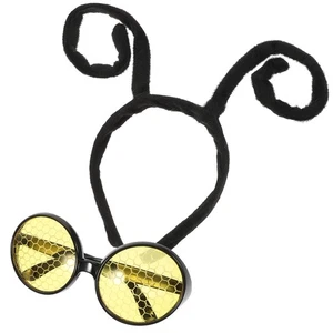 Ant Antenna Headband Man Child Party Dress-up Headbands Cosplay Glasses - Picture 1 of 12