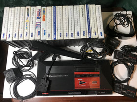 Sega Master System huge bundle  Console Controller&rsquo;s 3d glasses 18 games 👀 READ