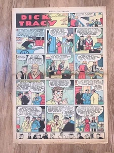 Dick Tracy by Chester Gould - 6/10/1934 - Full Size Sunday Comic - Picture 1 of 2