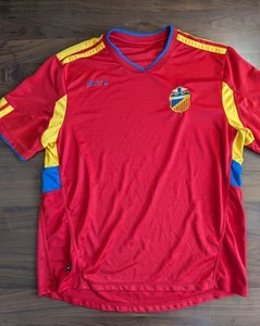 Mitre Spanien Espana FC Futbol Fußball rot Trikot Nationalmannschaft Größe Large Shirt - Bild 1 von 11