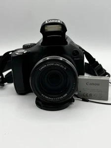 Canon Powershot SX40 HS 12.1MP 35X Zoom Digital Camera Powers On Untested P/R - Picture 1 of 15