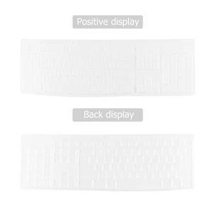 Water-resistant Keyboard Protector Silicone Transparent Keyboard Skin Keyboard - Zdjęcie 1 z 11