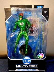 McFarlane Toys DC Multiverse THE FLASH WALLY WEST DC (CUSTOM GREEN LANTERN ) - Picture 1 of 4