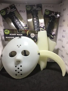 Build Your Jason Halloween or CosPlay Costume Glow in the Dark, Mask, Sickle - Picture 1 of 31