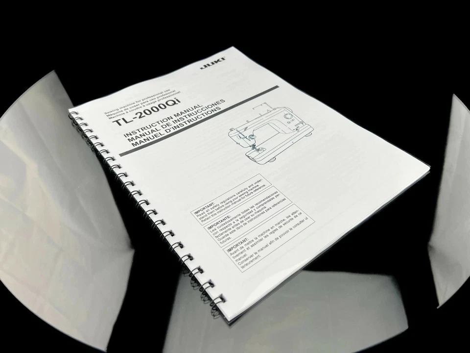 Juki TL-2000QI Sewing Machine Instructions User Guide Manual Reprint - Image 1 of 1