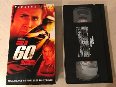 Gone in 60 Seconds (VHS, 2000) Nicholas Cage, Angelina Jolie - Image 1 of 3