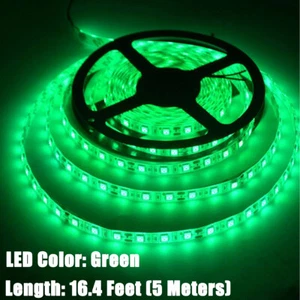 Green LED Auto Car Interior Accessories Decor Atmosphere Wire Strip Light Lamp - Picture 1 of 13