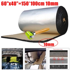 Sound Noice Proofing Deadener Mat Self-Adhesive Car Camper Heat Insulation Sheet - Picture 1 of 12