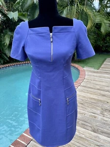Pucci Kleid fett lila mit Reißverschlüssen IT42 6-8 - Bild 1 von 9