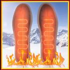 USB Heated Shoe Insoles 3 Levels Temp Electric Heated Insoles Fast Heating Soft