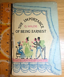 vtg THE IMPORTANCE OF BEING EARNEST in English + Romanian footnotes * 1969 HC - Picture 1 of 10