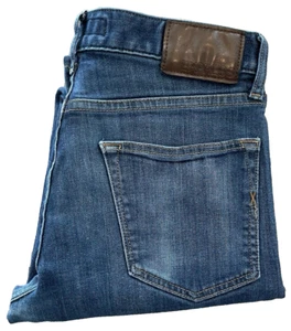 Express Herren Jeans Gr. 30 x 32 Blau Straight Slim Fit Stretch Distressed - Bild 1 von 11