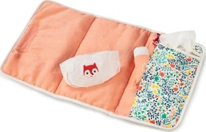 LILLIPUTIENS FLOWERS CHANGING MAT SET FROM BIRTH NEW ON CARD