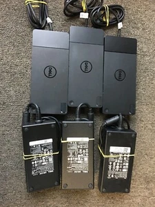 Lot of 3 Dell USBC Dockig Stations, 1xWD19/1x WD19TBS/1xWD19S w adapters - Picture 1 of 9