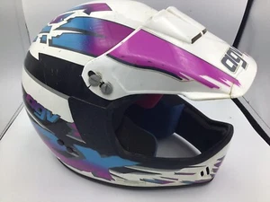 AGV RX Motorcycle Helmet 54 Medium 7 Off Road Motocross Dirt Bike ATV ITALY VTG - Picture 1 of 8