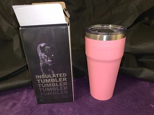 Neu Panther 26 Unzen Edelstahl Becher Reisebecher Pink Kostenloser Versand - Bild 1 von 11