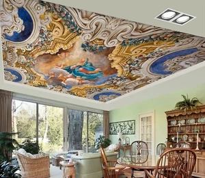 3D Classic Design I5788 Ceiling WallPaper Murals Wall Print Decal Deco Erin 2023 - Picture 1 of 5