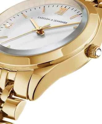 Larsson & Jennings Vivid Elevate Gold White Watch, 32mm - Image 1 of 4