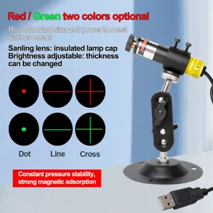 USB 5V Laser Positioning Light with Stable Base Sewing Cutting Cross Line Lamp - Picture 1 of 19
