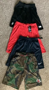 Lot of 4 Youth Boys Shorts Size XL Nike Under Armour NBA JORDAN EXCELLENT - Picture 1 of 8