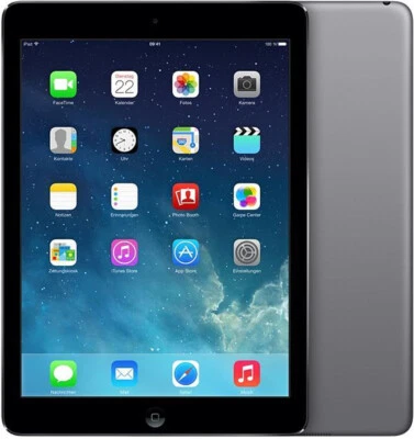 Apple iPad Air 1 9,7 Zoll Tablet 16GB WiFi + Cellular 4G schwarz Displaykratzer - Bild 1 von 4
