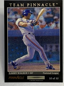 1993 Pinnacle Team Pinnacle #10 LARRY WALKER & JOE CARTER Insert - Picture 1 of 2