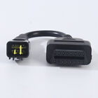6 Pin Adapter Cable to OBD2 Cable Diagnostic Scanner Tool for Delphi Motorcycle