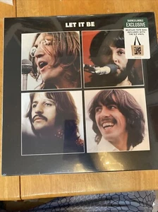 The Beatles Let It Be Vinyl Barnes & Noble Exclusive W. Tote Bag Still Sealed - Picture 1 of 7