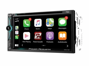 Reproductor de CD DVD Power Acoustik 2 Din CPAA-70D Android Auto CarPlay Bluetooth USB - Imagen 1 de 7