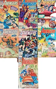 Marvel AVENGERS Comic Books Various Issues Lot of 7 - Picture 1 of 9