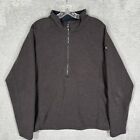 Spyder Sweater Mens Extra Large Black 1/2 Zip Vectre Pullover Casual