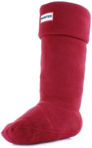 Hunter 175142 Niñas Niños Original Polar Bota Calcetines Militar Rojo Talla Mediana - Imagen 1 de 3