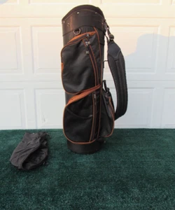 Affinity Cart Bag 13 Way Divider Top with 8 Zipper Pockets Black & Orange - Picture 1 of 15