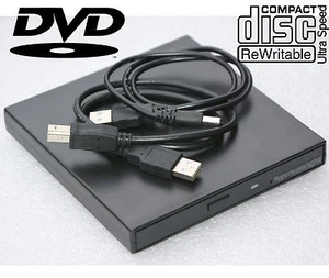 USB Enregistreur De CD Cd-Rw Cdrom Dvd-Rom Combo Externe Lecteur Universel LW3 - Afbeelding 1 van 1