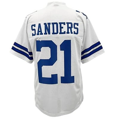 Camiseta Deion Sanders Blanca Dallas | S-5XL Sin Firmar Personalizada Cosida Foto 1 de 4