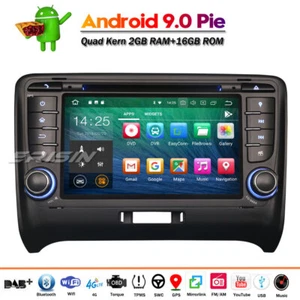 Android 9.0 AUDI TT MK2 Autoradio DAB+ GPS DTV WiFi OBD2 RDS Canbus SWC Navi OBD - Bild 1 von 12