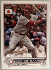 Lars Nootbaar 2022 Topps Japan Edition Rookie Card Rookie Card #49 Cardinals