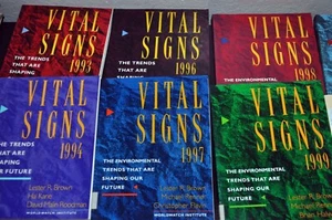 Lot of 12 1993-2007 VITAL SIGN: Worldwatch. Umwelttrends der Vereinten Nationen - Bild 1 von 5