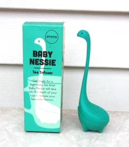 OTOTO Baby Nessie Silicone Loose Leaf Tea Infuser Dinosaur Lock Ness Monster - Picture 1 of 11