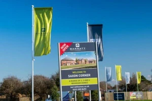 Forecourt Flags  and Replacement Flags  for House Builder / Construction Site - Picture 1 of 5