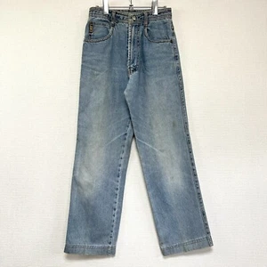 Junior Club Kids Jeans Vintage Straight Denim Pants Light Blue 26 130cm Cotton - Picture 1 of 10