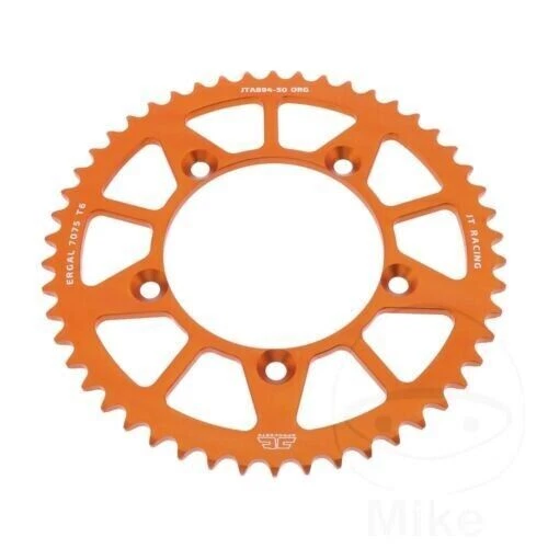 Piñón trasero de aluminio JT JTA894.50ORG RACELITE 50T / 420 ORG HUSQ/KTM Foto 1 de 1