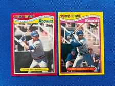 1989-1990 Topps Toys R Us Gary Sheffield RC MLB Brewers (2 Card Set)