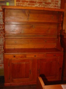 Early 19th century country pine step back cupboard------16239 - Picture 1 of 6
