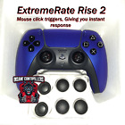PS5 Pro DualSense Controller Extremerate 2 Remap Paddles Cobalt hair trigger